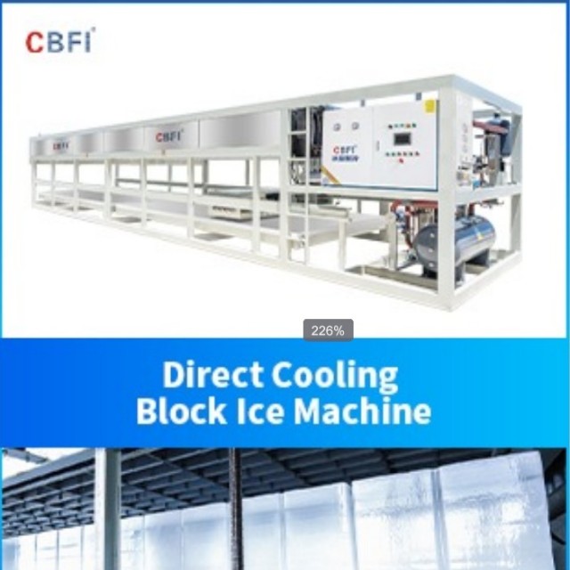 Direct Cooling block ice machine