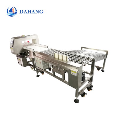 carton metal detector with rejector