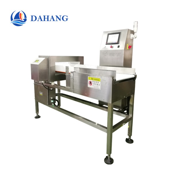 combi metal detector with checkweigher 2