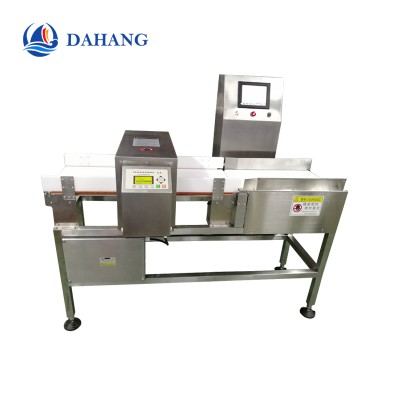 combi metal detector with checkweigher