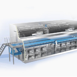 fluidized bed freezer