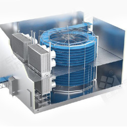 single spiral freezer