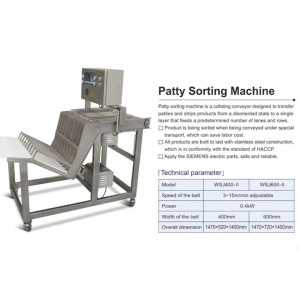 PATTY SORTING MACHINE