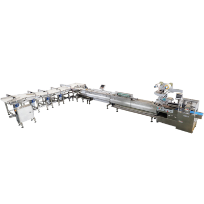 Automatic feeding and stacking system