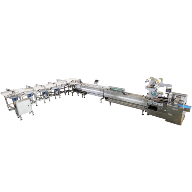 Automatic feeding and stacking system