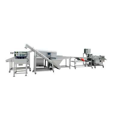 Chicken popcorn processing line
