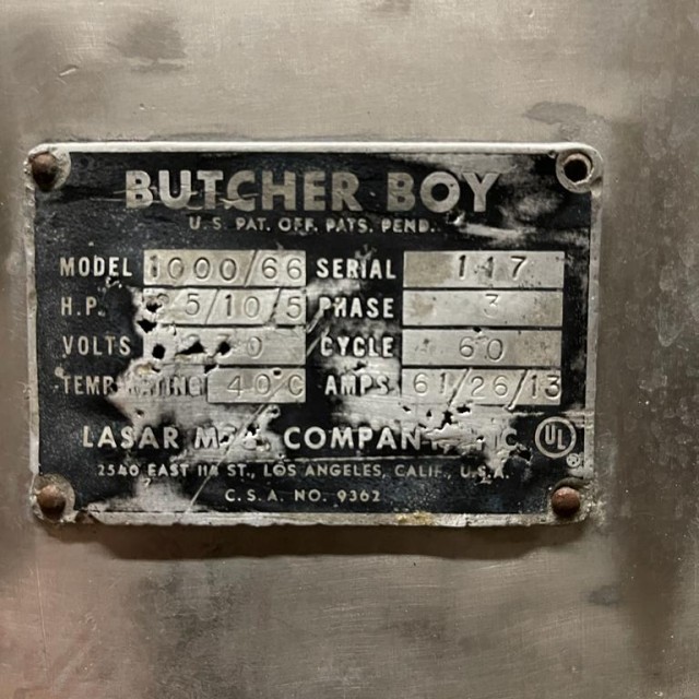 BUTCHER BOY 1000/66 MIXER GRINDER