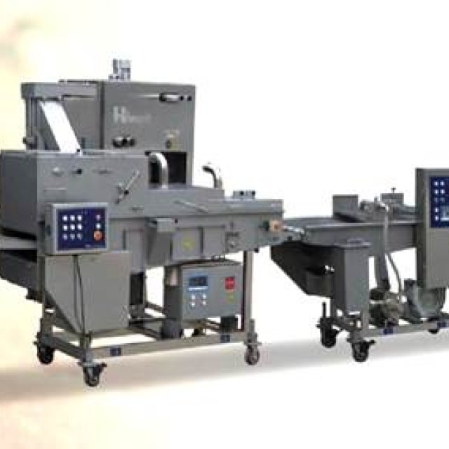 SPECIAL OPPORTUNITY - NEW 25" COMPLETE FORMING - BATTER - BREADING - FRYING LINE SPECIAL OPPORTUNITY - NEW 25" COMPLETE FORMING - BATTER - BREADING - FRYING LINE